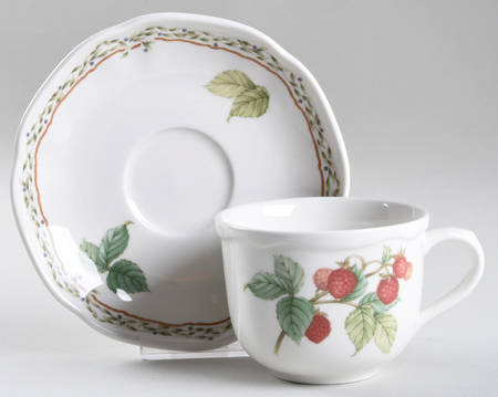 Gourmet Harvest Flat Cup & Saucer Set