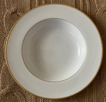 Goldart Rim Soup Bowl