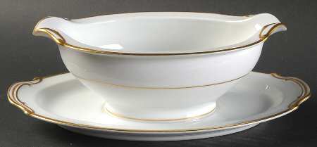 Goldcroft (4983) Gravy Boat with Attached Underplate