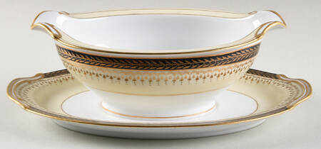 Goldbeam Gravy Boat with Attached Underplate
