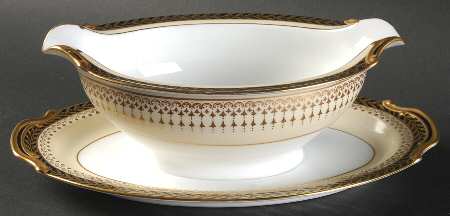 Goldbeam Gravy Boat with Attached Underplate