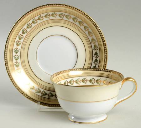 Goldbelle Footed Cup & Saucer Set