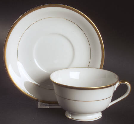 Goldcroft (No #) Footed Cup & Saucer Set