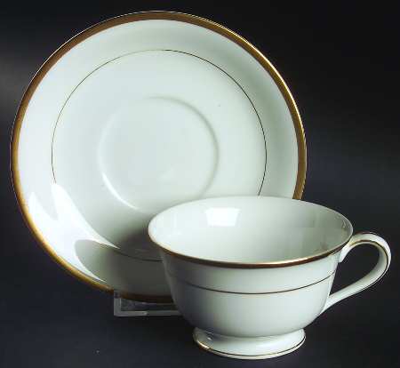 Goldcroft (No #) Footed Cup & Saucer Set