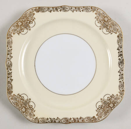 Goldcella Square Salad Plate