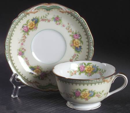 Goldconda Footed Cup & Saucer Set