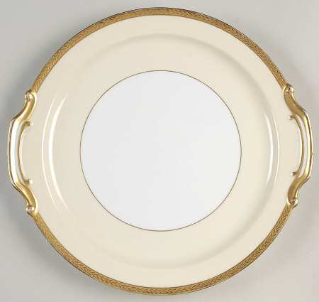 Goldcrest Handled Cake Plate