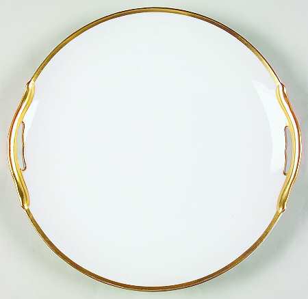 The Goldena Handled Cake Plate