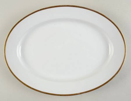 The Goldena 14" Oval Serving Platter
