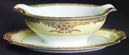 Goldenglo Gravy Boat with Attached Underplate