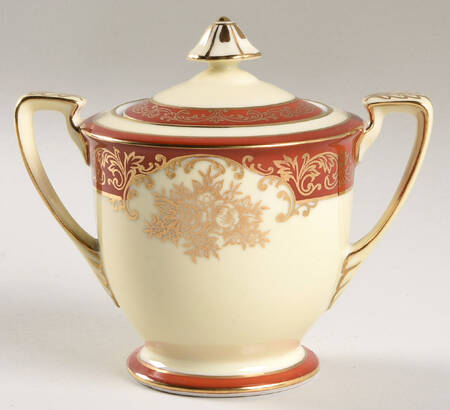 Goldenrose Mini Sugar Bowl & Lid