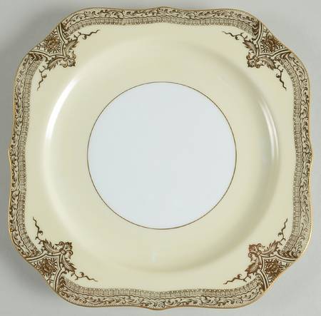 Goldette Square Salad Plate