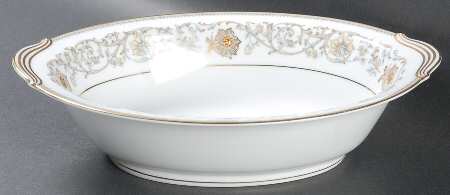 Goldette 10" Oval Vegetable Bowl