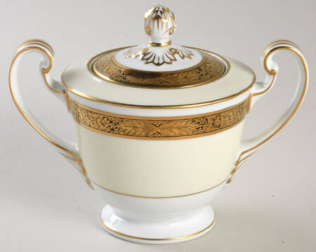 Goldkin (4985) Mini Sugar Bowl & Lid by Noritake