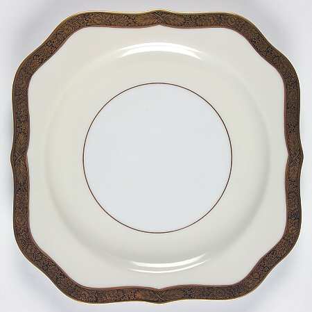 Goldkin (4985) Square Salad Plate by Noritake