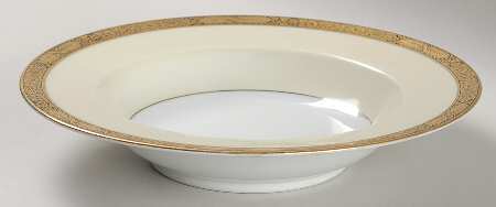 Goldkin (4985) Rim Soup Bowl by Noritake