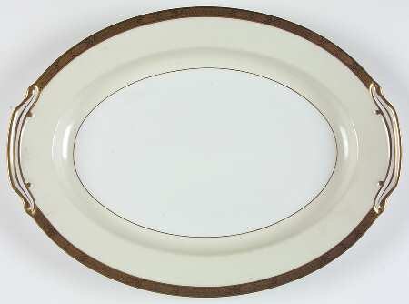 Goldkin (4985) 16" Oval Serving Platter by Noritake