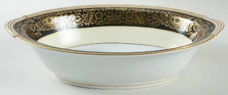 Goldlea 10" Oval Vegetable Bowl
