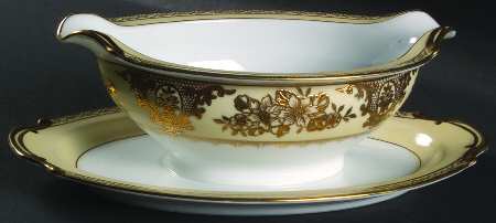 Goldlinda Gravy Boat with Attached Underplate