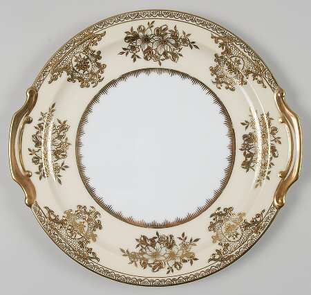 Goldlinda Handled Cake Plate