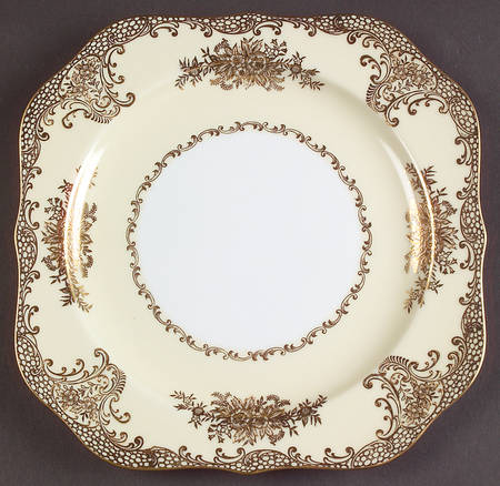 Goldlure Square Salad Plate