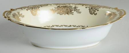 Goldlure 10" Oval Vegetable Bowl