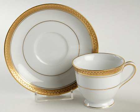 Goldridge Footed Demitasse Cup & Saucer Set