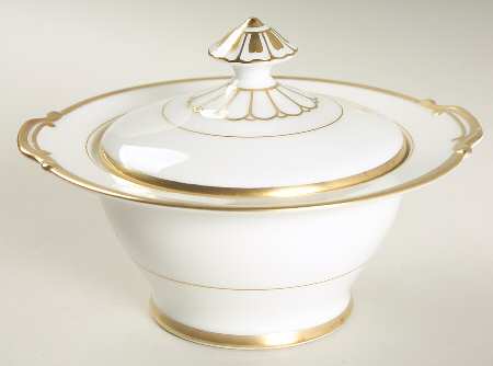 Goldray Sugar Bowl & Lid