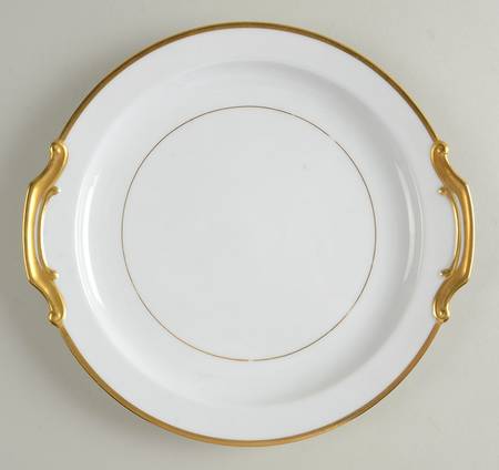 Goldray Handled Cake Plate