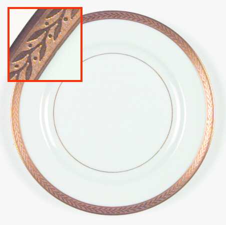 Goldream Bread & Butter Plate