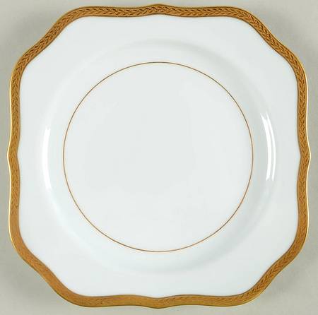 Goldream Square Salad Plate