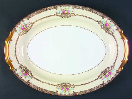 Goldrina 16" Oval Serving Platter