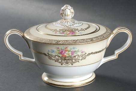 Goldrina Sugar Bowl & Lid