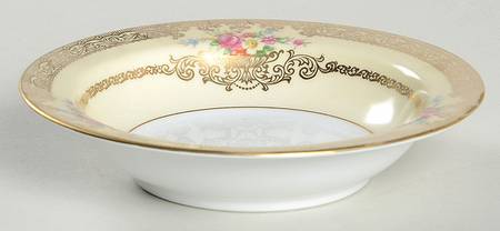 Goldrina Rim Fruit/Dessert (Sauce) Bowl