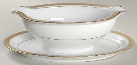 Goldwyn Gravy Boat with Attached Underplate