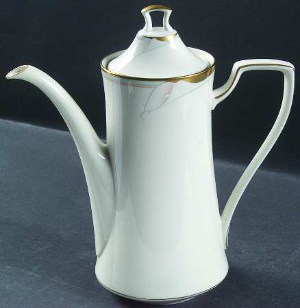 Golden Lily Coffee Pot & Lid