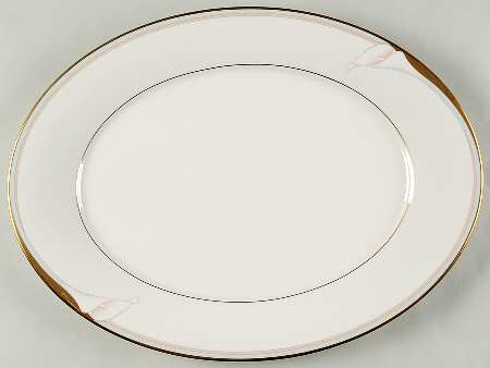 Golden Lily 15" Oval Serving Platter