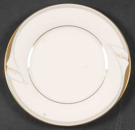 Golden Lily Bread & Butter Plate