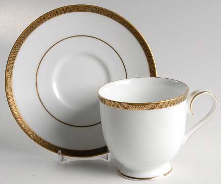 Golden Myth Footed Cup & Saucer Set