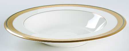 Golden Mastery Rim Soup Bowl
