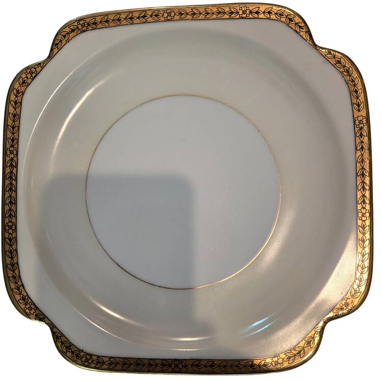Goldnoir Square Salad Plate