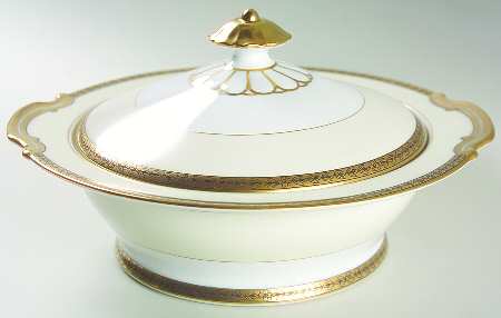 Goldnoir Round Covered Vegetable