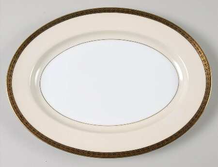 Goldnoir 11" Oval Serving Platter