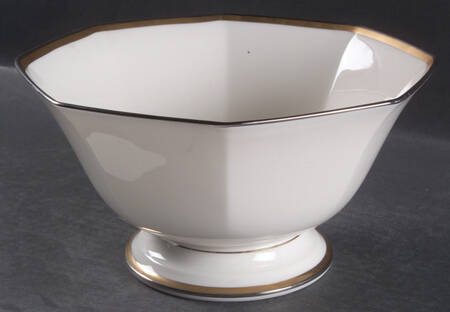 Gold and Platinum Large Fruit Bowl