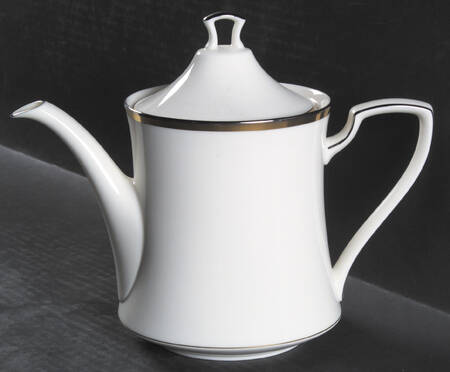 Gold and Platinum Teapot & Lid