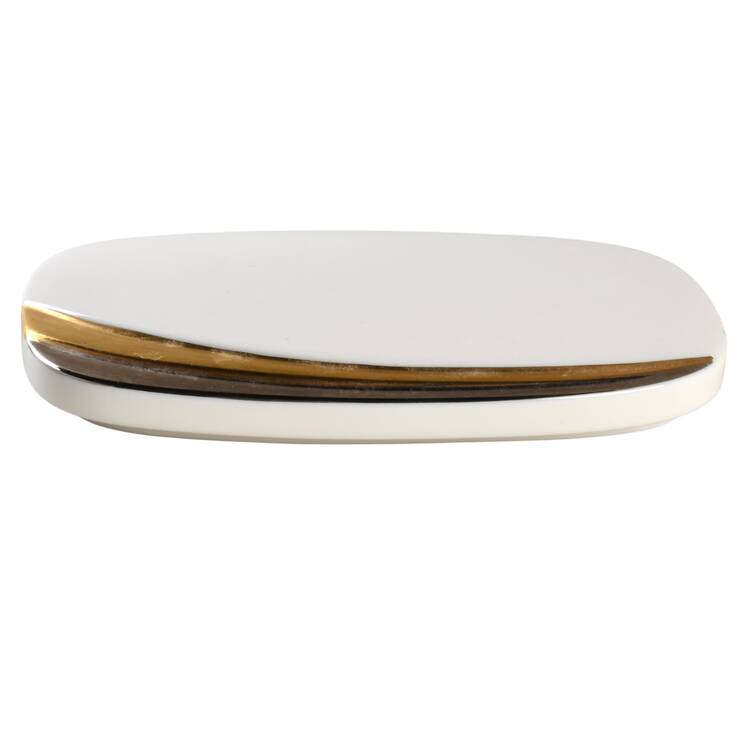 Gold and Platinum Lid for Rectangular Box
