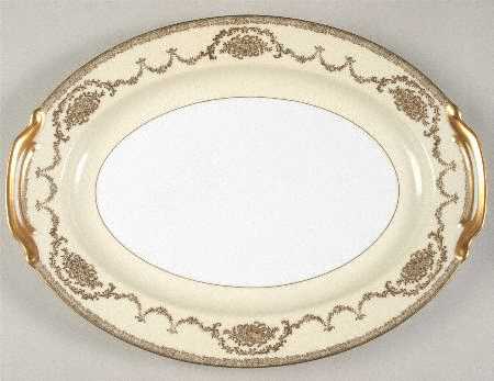 Gold Queen 16" Oval Serving Platter