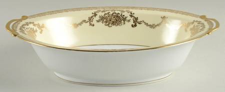Gold Queen 10" Oval Vegetable Bowl