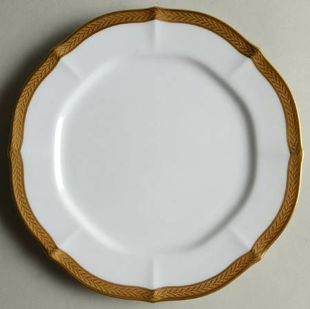 Golden Simplicity Salad Plate