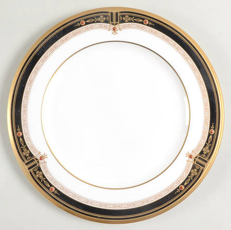 Gold and Sable Bread & Butter Plate